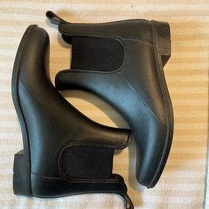 JCrew rubber waterproof Chelsea boot